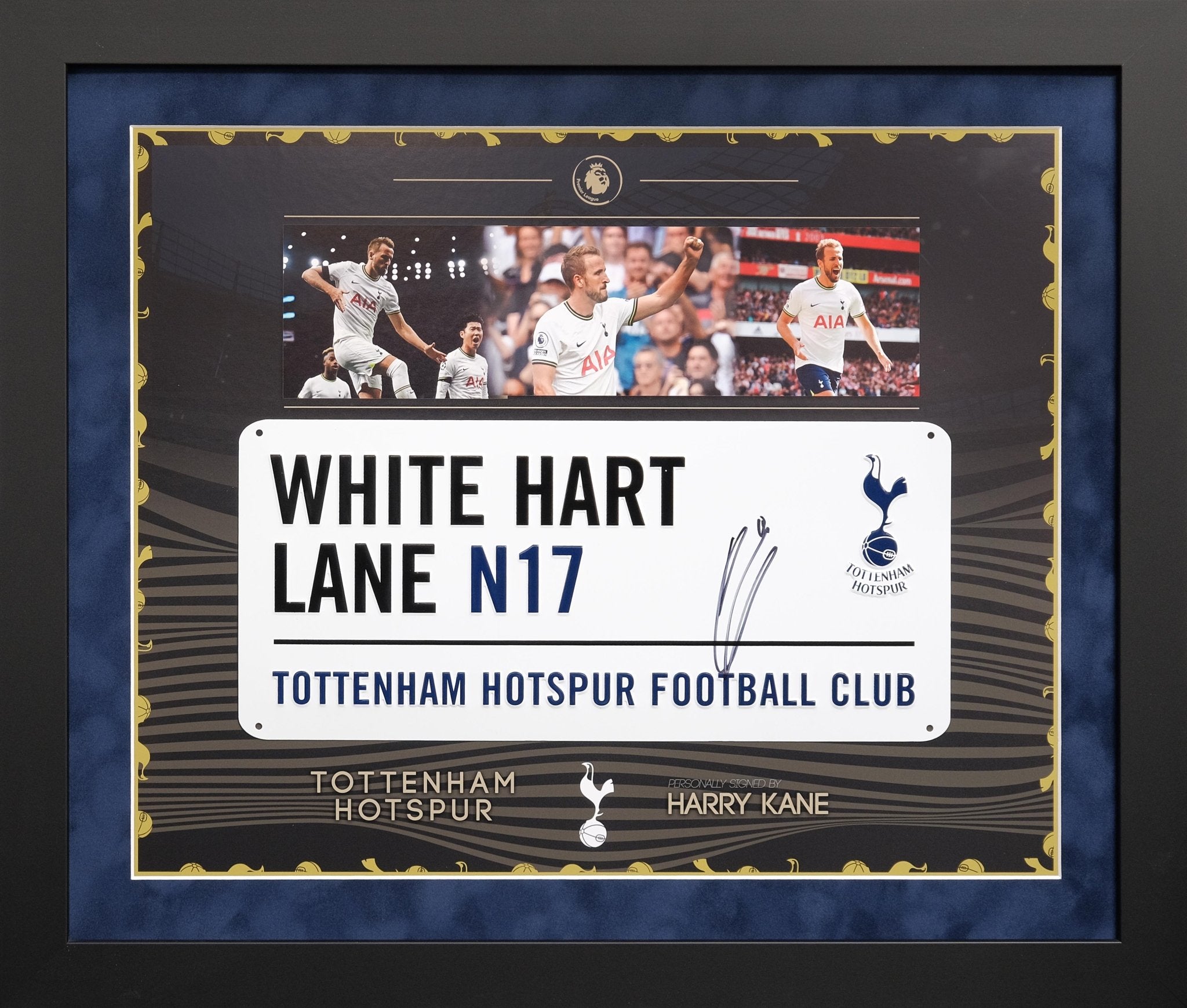 Harry Kane Signed Roadsign Framed Display - Memorabilia Framers Shop